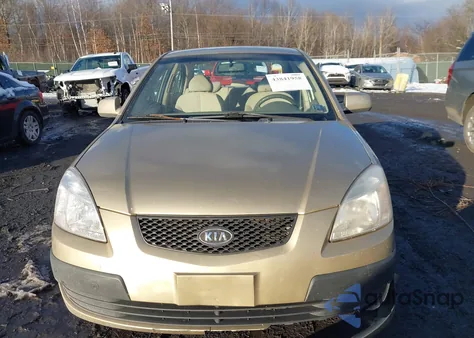 2007 Kia Rio Lx из США, поврежденный, VIN KNADE123376198707